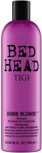 TIGI BED HEAD DUMB BLONDE SHAMPOO FOR CHEMICALLY TREATED HAIR FLACON 750 ML