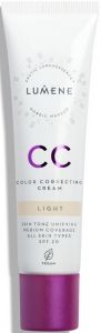 LUMENE CC COLOR CORRECTING CREAM LIGHT FOUNDATION TUBE 30 ML