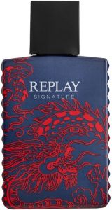 REPLAY SIGNATURE RED DRAGON FOR MAN EDT FLES 50 ML