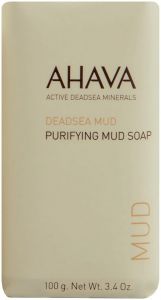 AHAVA DEADSEA MUD PURIFYING MUD SOAP ZEEP WIKKEL 100 GRAM