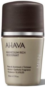 AHAVA MEN MAGNESIUM RICH DEODORANT ROLLER 50 ML