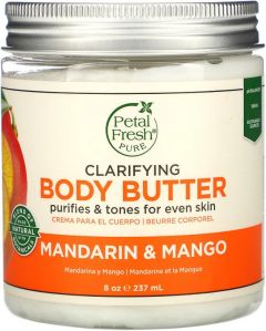PETAL FRESH MANDARIN & MANGO CLARIFYING BODY BUTTER POT 237 ML