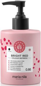 MARIA NILA COLOUR REFRESH HAIR MASK WITH COLORED PIGMENTS 0.66 BRIGHT RED POMP 300 ML