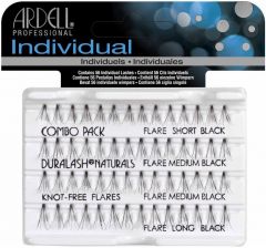 ARDELL INDIVIDUAL COMBO BLACK LASHES NEPWIMPERS 56 STUKS