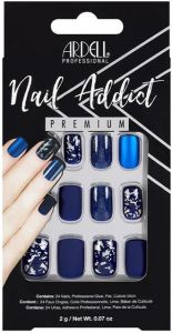 ARDELL NAIL ADDICT MATTE BLUE NEPNAGELS SET 1 STUK