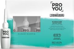 REVLON PROFESSIONAL PROYOU THE MOISTURIZER HYDRATING BOOSTERS FOR ALL HAIR TYPES SET 10 X 15 ML