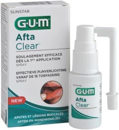 GUM AFTA CLEAR AFTEN EN MONDWONDJES SPRAY 15 ML