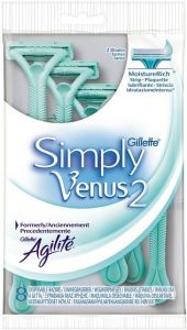 GILLETTE SIMPLY VENUS 2 WEGWERPMESJES PAK 8 STUKS