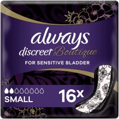 ALWAYS DISCREET BOUTIQUE SMALL VERBAND PAK 16 STUKS