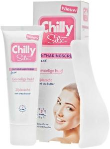 CHILLY SILX ONTHARINGSCREME FACE GEVOELIGE HUID TUBE 50 ML