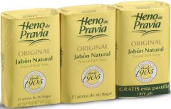 HENO DE PRAVIA ORIGINAL NATURAL BATH SOAP BADZEEP PAK 3 X 115 GRAM
