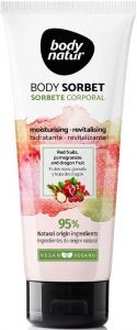 BODY NATUR RED FRUITS, POMEGRANATE AND DRAGON FRUIT BODY SORBET TUBE 200 ML