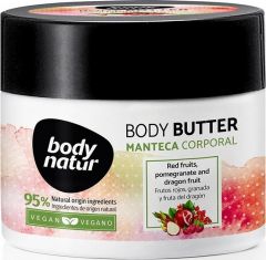 BODY NATUR RED FRUITS, POMEGRANATE AND DRAGON FRUIT BODY BUTTER POT 200 ML