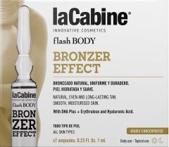 LA CABINE BRONZER EFFECT BODY SERUM AMPULLEN DOOSJE 7 X 7 ML