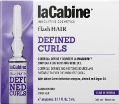 LA CABINE FLASH HAIR DEFINED CURLS SERUM AMPULLEN DOOSJE 7 X 5 ML