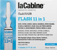 LA CABINE FLASH HAIR FLASH 11 IN 1 SERUM AMPULLEN DOOSJE 7 X 5 ML