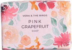 VERA & THE BIRDS PINK GRAPEFRUIT SOAP ZEEPBLOK 100 GRAM