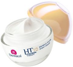 DERMACOL HT 3D HYALURON THERAPY WRINKLE FILLER NIGHT CREAM NACHTCREME POT 50 ML