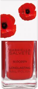 GABRIELLA SALVETE FLOWER SHOP LONGLASTING 14 POPPY NAIL POLISH NAGELLAK POTJE 11 ML