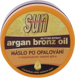 VIVACO SUN ARGAN BRONZ OIL GLITTER EFFECT AFTERSUN POT 200 ML