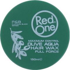 RED ONE OLIVE AQUA HAIR WAX POT 150 ML