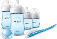 PHILIPS AVENT NATURAL PASGEBORENEN BLAUWE STARTERSET 1 STUK