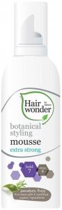 HAIR WONDER BOTANICAL STYLING MOUSSE EXTRA STRONG SPUITBUS 200 ML