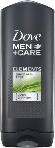 DOVE MEN+CARE ELEMENTS MINERALS + SAGE BODY AND FACE WASH DOUCHEGEL FLACON 250 ML
