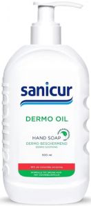SANICUR DERMO OIL HAND SOAP HANDZEEP POMP 500 ML