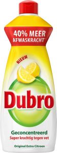 DUBRO ORIGINAL EXTRA CITROEN AFWASMIDDEL FLACON 550 ML