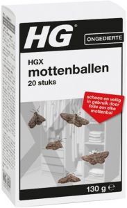 HG ONGEDIERTE MOTTENBALLEN PAK 130 GRAM