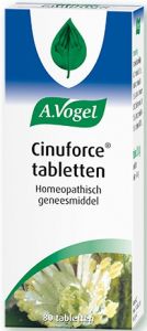 A. VOGEL CINUFORCE TABLETTEN HOMEOPATHISCH GENEESMIDDEL BIJ NEUSVERKOUDHEID, BIJHOLTEONTSTEKING POT 80 STUKS