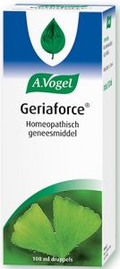 A. VOGEL GERIAFORCE HOMEOPATHISCH GENEESMIDDEL BIJ CONCENTRATIEPROBLEMEN EN HOOFDPIJN DRUPPELS FLACON 100 ML