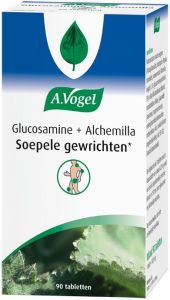 A. VOGEL GLUCOSAMINE + ALCHEMILLA SMERING GEWRICHTEN AANMAAK KRAAKBEEN TABLETTEN POT 90 STUKS