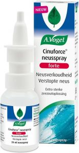 A. VOGEL CINUFORCE NEUSSPRAY FORTE NEUSVERKOUDHEID VERSTOPTE NEUS SPRAY 20 ML