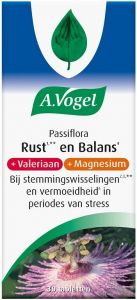 A. VOGEL PASSIFLORA RUST EN BALANS TABLETTEN DOOSJE 30 STUKS