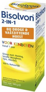 BISOLVON 2-IN-1 VOOR KINDEREN HOESTDRANK FLES 133 ML