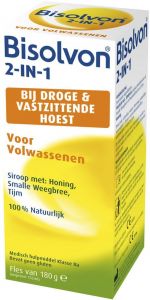 BISOLVON 2-IN-1 VOOR VOLWASSENEN HOESTDRANK FLES 133 ML