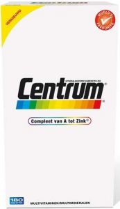 CENTRUM COMPLEET VAN A TOT ZINK TABLETTEN DOOSJE 180 STUKS