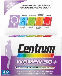 CENTRUM WOMEN 50+ ADVANCED TABLETTEN DOOSJE 30 STUKS