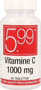 5.99 VITAMINE C1000 TABLETTEN POT 60 STUKS