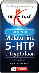 LUCOVITAAL MELATONINE 5-HTP L-TRYPTOFAAN TABLETTEN POT 30 STUKS