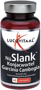 LUCOVITAAL NU SLANK KONJACWORTEL GARCINIA CAMBOGIA CAPSULES POT 60 STUKS