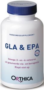ORTHICA VOEDINGSSUPPLEMENT GLA & EPA CAPSULES POT 180 STUKS