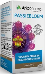 ARKOPHARMA ARKOCAPS PASSIEBLOEM VOOR EEN GOEDE EN GEZONDE NACHTRUST CAPSULES POT 45 STUKS