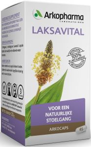 ARKOPHARMA ARKOCAPS LAKSAVITAL VOOR EEN NATUURLIJKE STOELGANG CAPSULES POT 45 STUKS