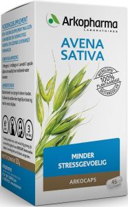 ARKOPHARMA ARKOCAPS AVENA SATIVA MINDER STRESSGEVOELIG CAPSULES POT 45 STUKS