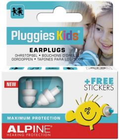 ALPINE PLUGGIES KIDS EARPLUGS OORDOPJES DOOSJE 2 STUKS