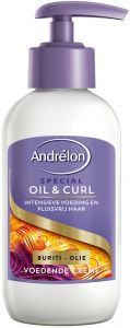 ANDRELON OIL & CURL VOEDENDE HAARCREME POMP 200 ML