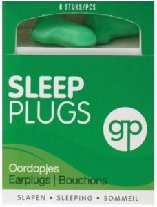 GP SLEEP PLUGS OORDOPJES SLAPEN PAK 6 STUKS